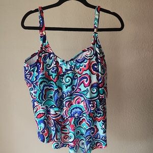 24th And Ocean Swim Tankini Top